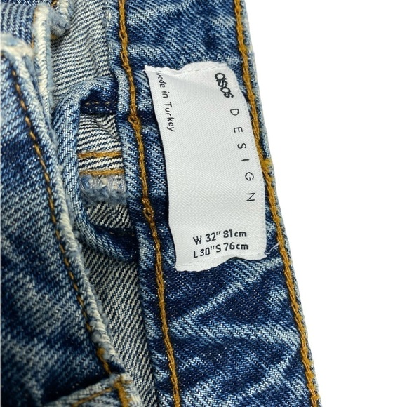 OSOS Design Men's Jeans With Rips - Picture 6 of 7